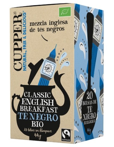 Cupper Te Negro English Break Inf Bio 20Uds