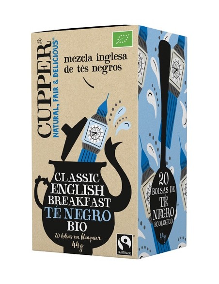Cupper Te Negro English Break Inf Bio 20Uds