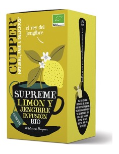 Cupper Infusión Limon Y Jengibre Bio 50G