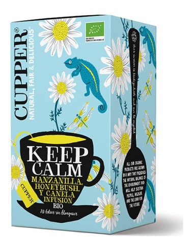 Cupper Keep Calm Infusion Bio 20Uds