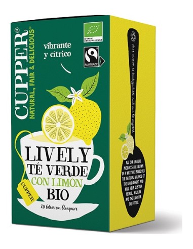 Cupper Te Verde Limon Inf Bio 20Uds