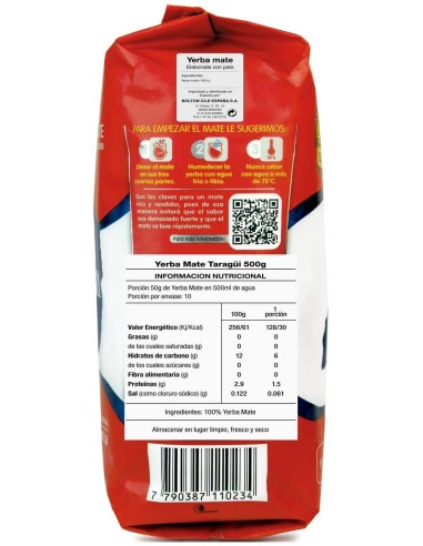 Hierba Mate Taragüi 500 G