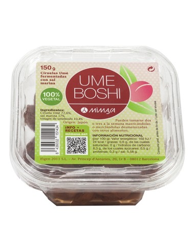 Mimasa Umeboshi Entera 150G