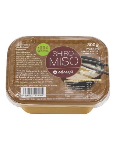 Shiro Miso 300 G No Pasteurizado