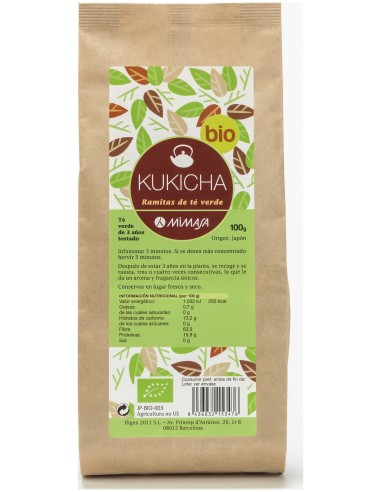 Mimasa Te Kukicha 3 Años Bio 100G