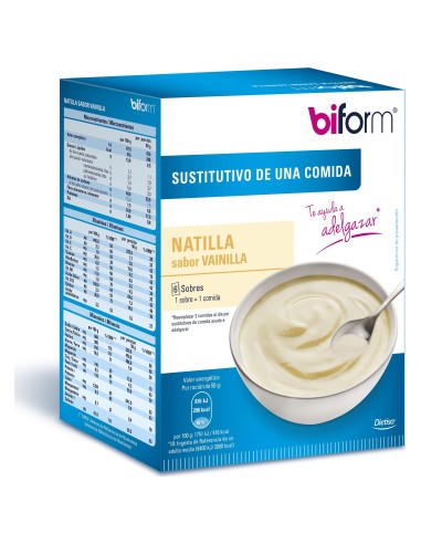 Biform Crema Vainilla 6 Sobres ( Natillas)