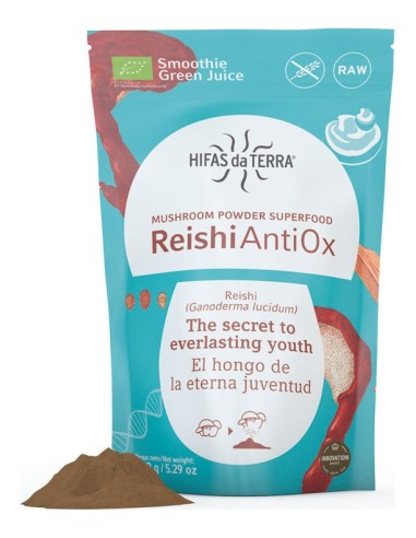 Reishi Antiox Superfood En Polvo Bio - Hifas Da Terra - 150 Gramos