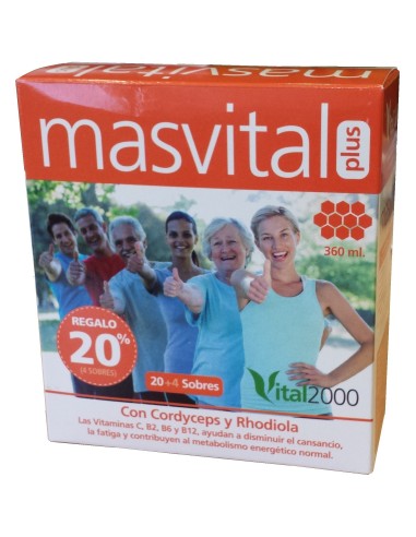 Vital 2000 Masvital Plus 20 Sobres