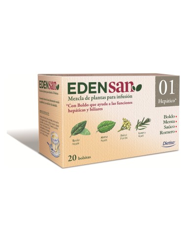 Edensan 01 Filtros Infusiones 20Uds