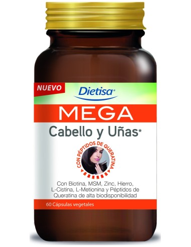 Dietisa Mega Cabello Y Uñas 60 Cáps