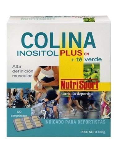 Colina Inositol Plus+Te Verde 120 Comp