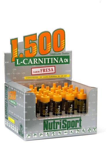 Nutrisport Lcarnitina 1500 Fresa 20 Viales