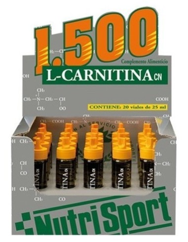 Nutrisport Carnitina 1500Mg Naranja 20Viales