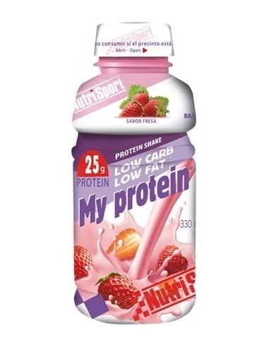 Caja My Protein Fresa 330 Ml 12 Botellas