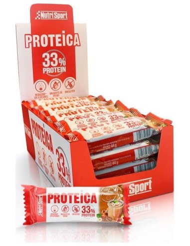 Nutrisport Pack Barrita Proteica Avellana Praline 24X44G