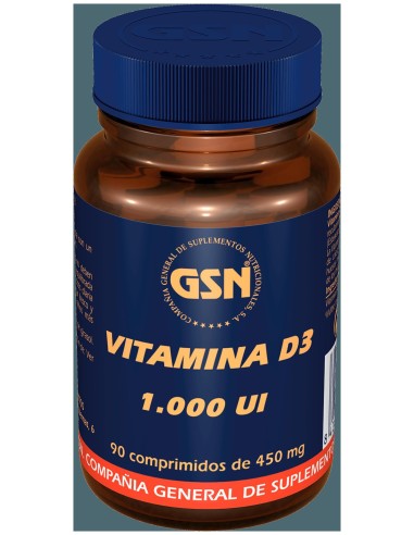 Gsn Vitamina D3 1000Ui 90Comp