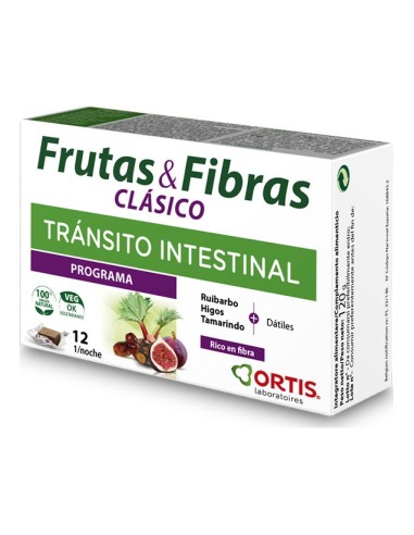 Ortis Fruits Fibres Forte Transit 12Uds