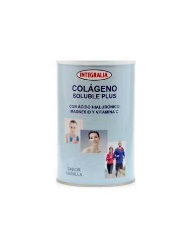 Integralia Colágeno Soluble Plus Hialurónico Magnesio Sabor Vainilla 360G