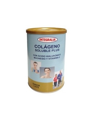 Integralia Colágeno Soluble Plus Hialurónico Magnesio Sabor Café 360G