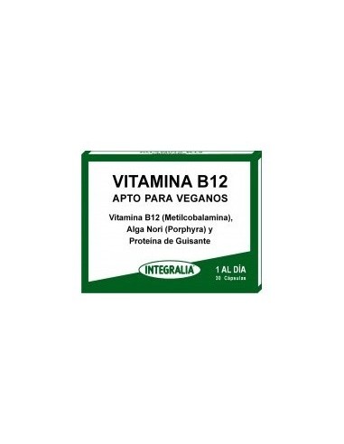 Vitamina B12 Integralia 30 Capsulas