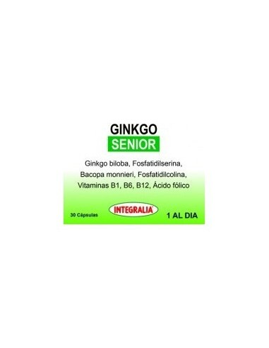 Integralia Ginkgo Senior Complemento Alimenticio 30 Comp