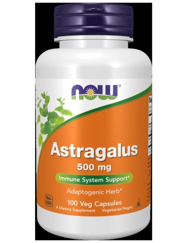 Now Astragalus 500Mg 100Caps