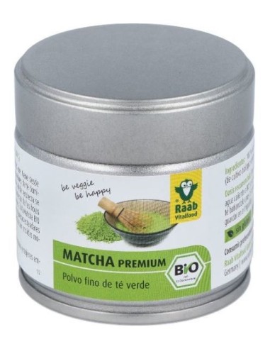 Raab Vitalfood Matcha Te Verde Premium Polvo 30G