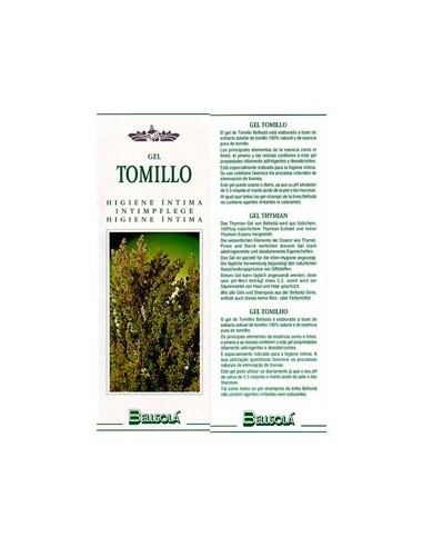 Bellsola Gel Tomillo 250 Ml