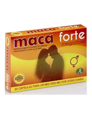 Robis Maca Forte Megadosis 5000Mg 60Caps