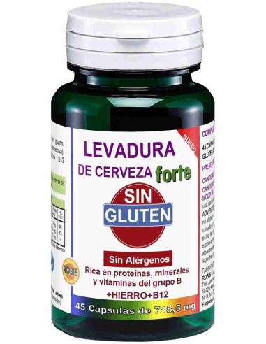 Levadura De Cerveza Forte 45 Caps Sin Gluten