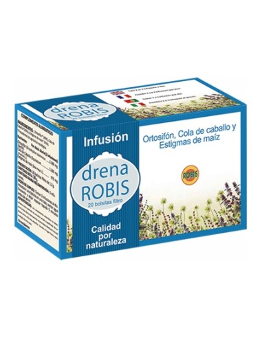 Robis Drena Infusión De Ortosifón_ Cola De Caballlo Y Estigmas De Maíz 20Uds