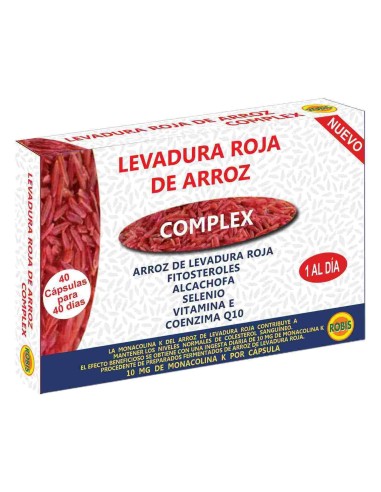 Levadura Roja De Arroz Complex 40 Caps