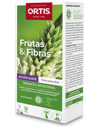 Frutas & Fibras Accion Suave 10 G X 12 Sobres