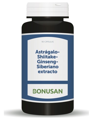 Astragalo-Shiitake-Ginseng Siberiano 90 Caps