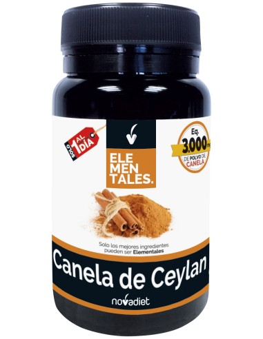 Novadiet Canela De Ceylan 30 Cápsulas Vegetales