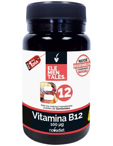 Novadiet Vitamina B12 100 Mcg 120 Comprimidos