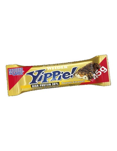 Caja 12 Yippie Bar Cacahuete-Caramelo 45 G