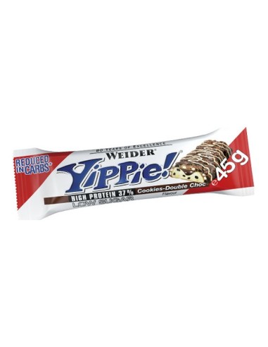 Caja 12 Ud. Yippie Bar Cookies-Cream 45 G