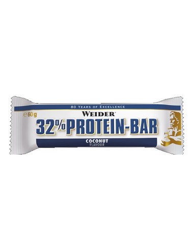 Caja 12 Ud. 32% Protein Bar Coco 60 G