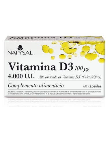 Vitamina D3 60 Caps