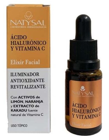 Natysal Ácido Hialurónico Y Vitamina C Elixir Facial 15 Ml