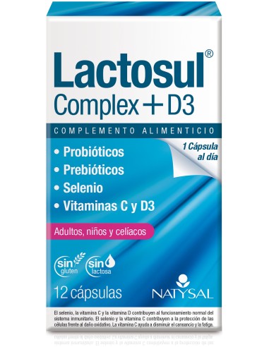 Lactosul Complex + D3 20 Caps