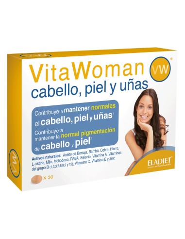 Vitawoman Cabello Piel Y Uñas 30 Comp