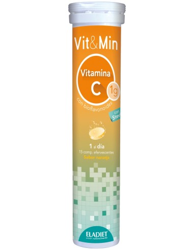 Vit&Min Vitamina C 15 Comp Efervescentes