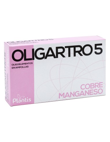 Artesania Agricola Oligartro Manganeso-Cobre 20 Ampollas