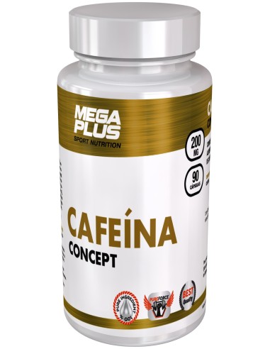 Mega Plus Cafeina Concept 200 Mg 90 Capsulas