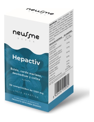 Newme Hepactiv 1250 Mg 30 Comp