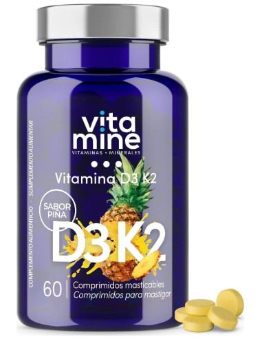 Vitamina D3 Y K2 60 Comp Masticables