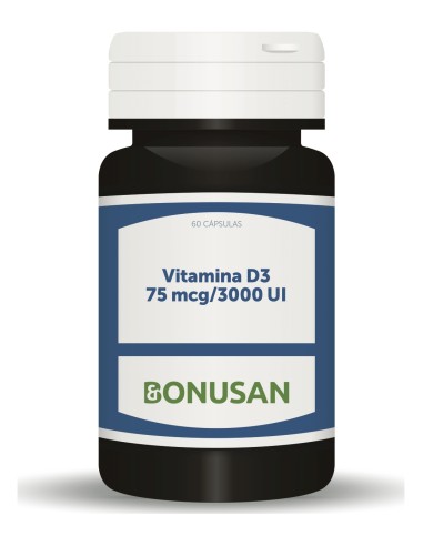 Vitamina D3 75 Mcg / 3000 Ui 60 Caps De Gel