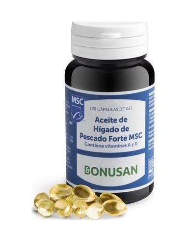 Aceite De Higado De Pescado Forte Msc 120 Caps Gel